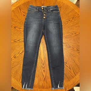 KanCan High Rise Dark Blue Jeans